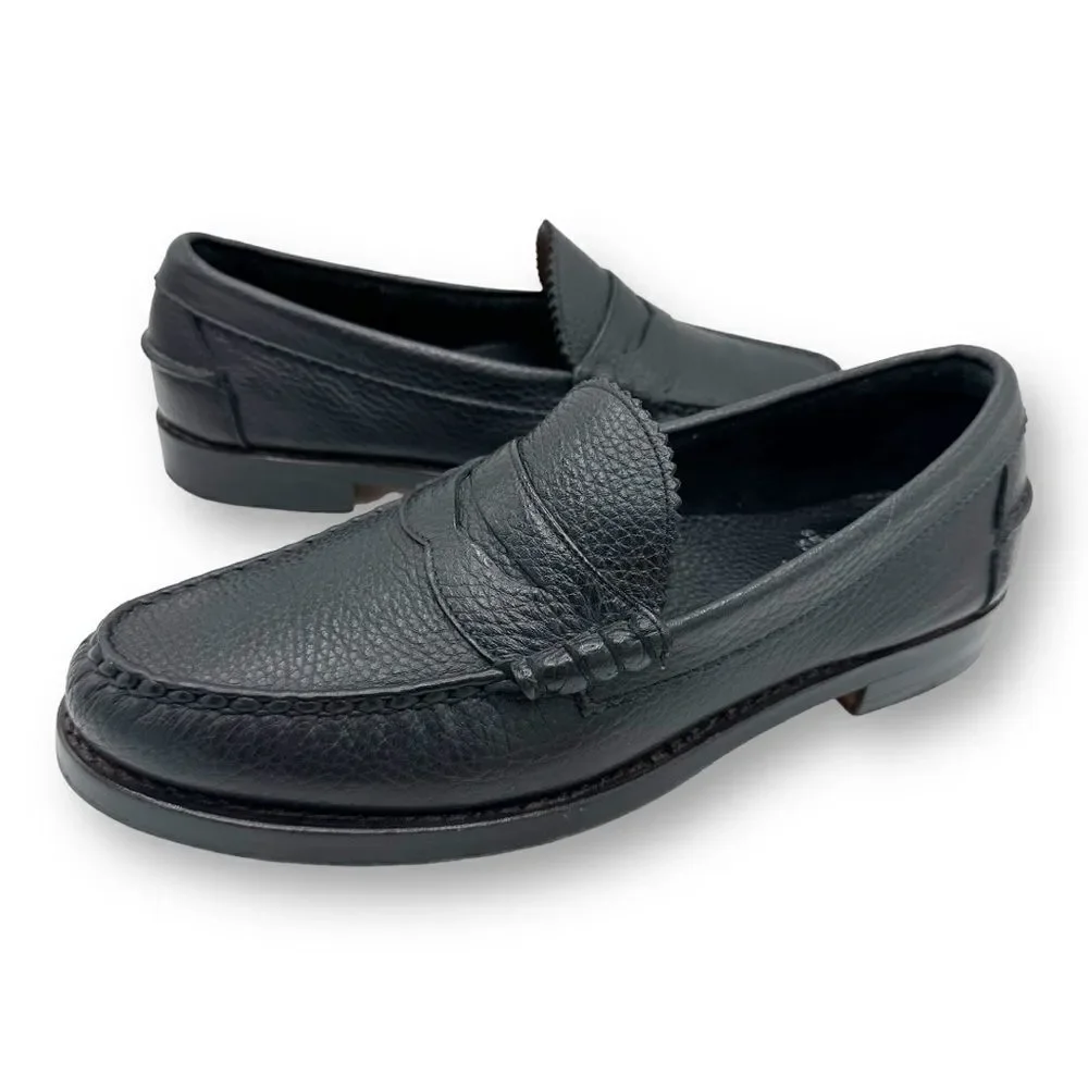 Brooks‎ Brothers x Allen Edmonds Black Leather Penny Loafers 10.5 D